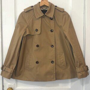 Banana Republic Women's Brown (Tan) Aline Short Trench, Size XS Petite